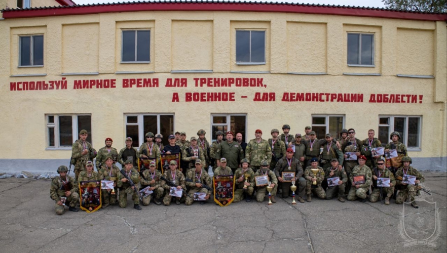Команда Новосибирского военного института заняла призовое место в соревнованиях по пауртлону