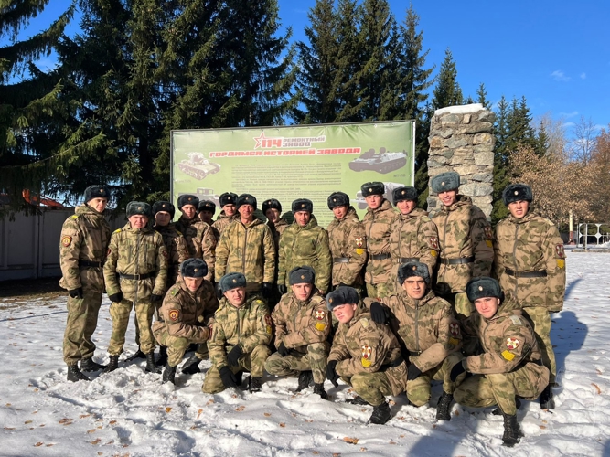 Курсанты военного института побывали на экскурсии в рамках полевой практики