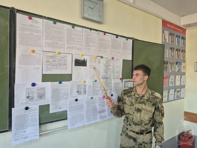 Курсанты военного института завершили очередной этап правоприменительной практики
