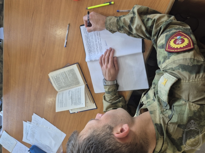Курсанты военного института завершили очередной этап правоприменительной практики