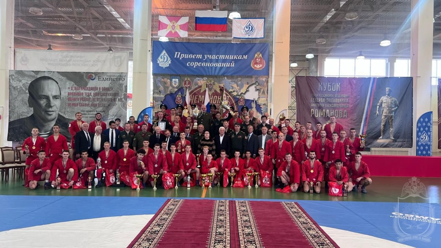 Команда Новосибирского военного института по самбо стала чемпионом войск национальной гвардии