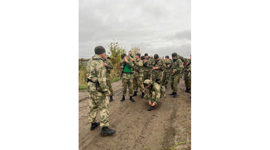В военном институте прошло первенство среди подразделений по совершению марш-броска 