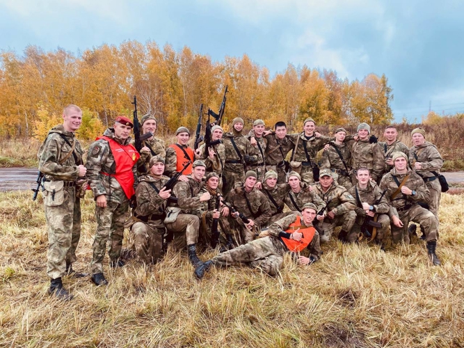 В военном институте прошло первенство среди подразделений по совершению марш-броска 