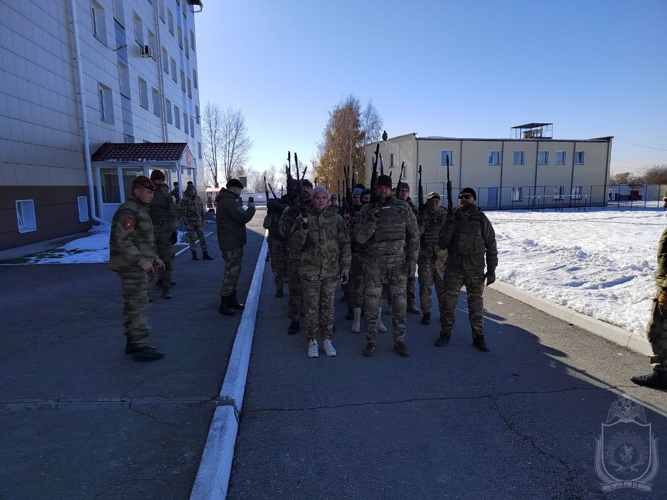 Курсанты Новосибирского военного института  провели занятия с представителями общественного движения 
