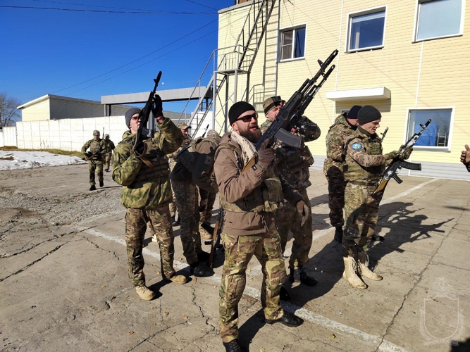 Курсанты Новосибирского военного института  провели занятия с представителями общественного движения 
