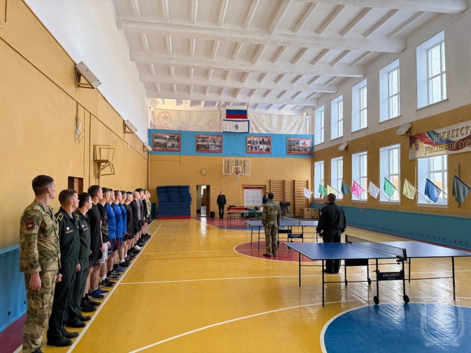 В военном институте прошло первенство по настольному теннису