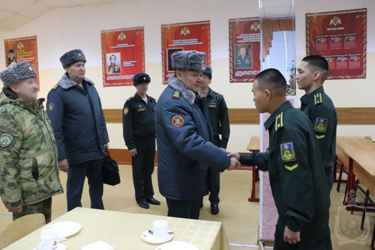 Новосибирский военный института Росгвардии с рабочим визитом  посетила делегация Республики Казахстан