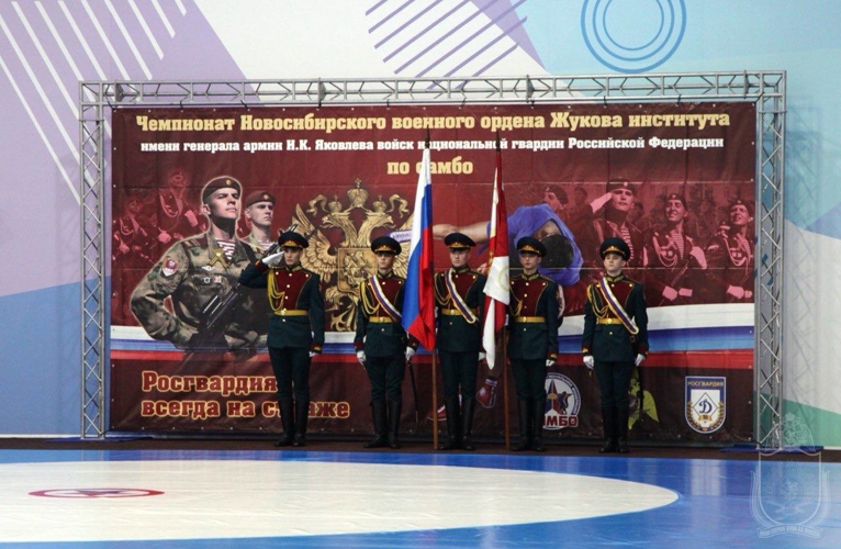 В военном институте прошел чемпионат по самбо