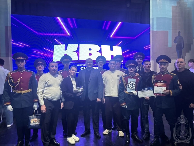 Курсанты военного института приняли участие в финале официальной лиги «КВН-Сибирь»