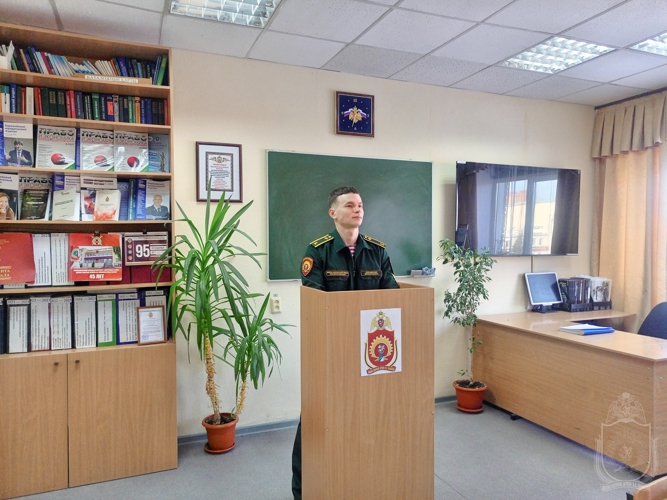 В военном институте прошла конференция, посвященная социальным гарантиям военнослужащих Росгвардии