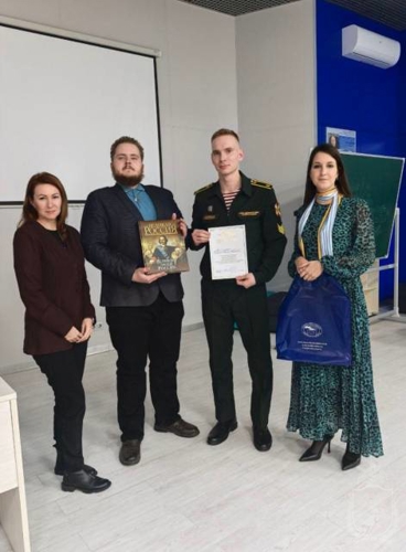 Курсант военного института принял участие в форуме