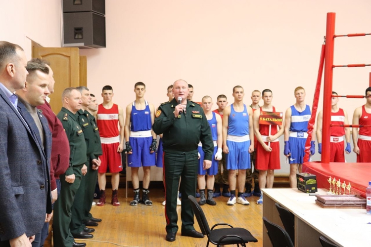 В военном институте прошел чемпионат по боксу