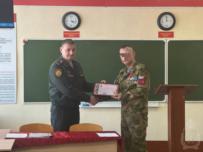 В военном институте прошла конференция, посвященная  выполнению служебно-боевых задач в зоне проведения СВО