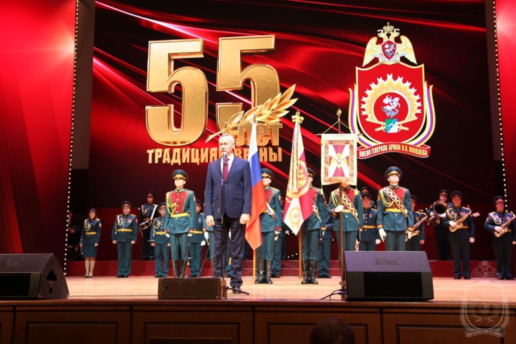 Новосибирский военный ордена Жукова институт имени генерала армии И.К. Яковлева войск национальной гвардии Российской Федерации  отметил свой 55 юбилей