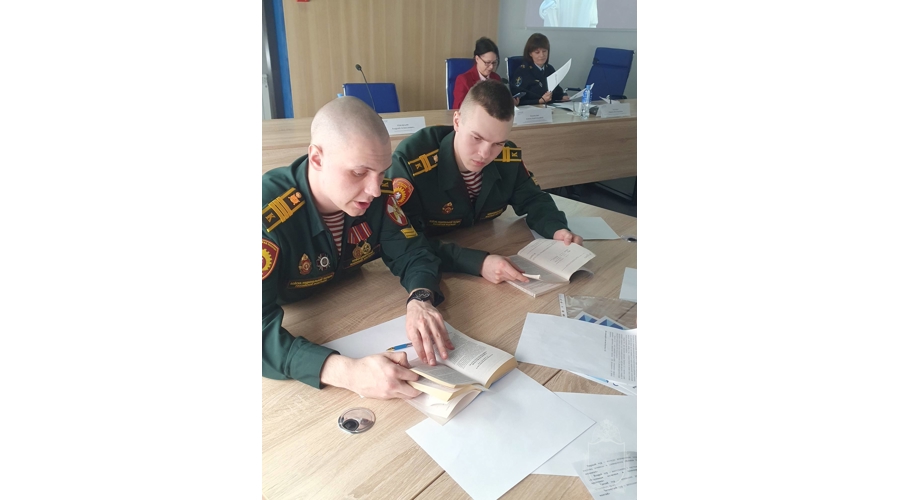 Педагогические работники и курсанты военного института приняли участие во всероссийской олимпиаде