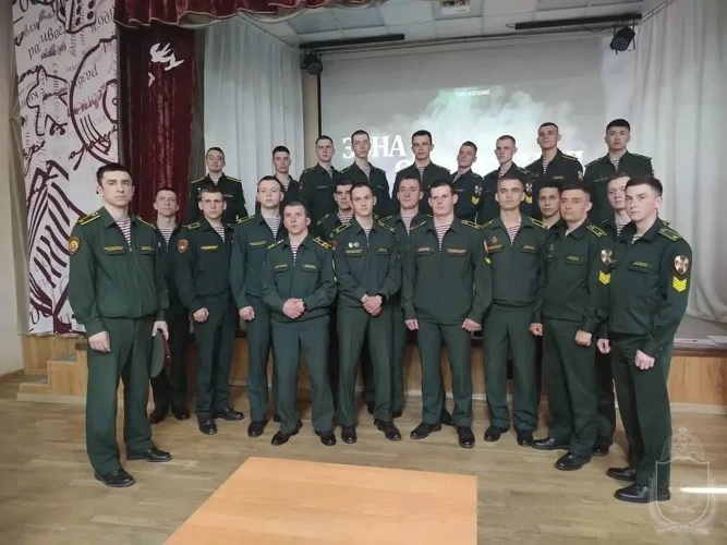 Курсанты военного института приняли участие в интеллектуальной игре «Зона отчуждения»