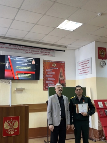 В военном институте прошла конференция посвященная 81-й годовщине Победы советского народа в Великой Отечественной войне