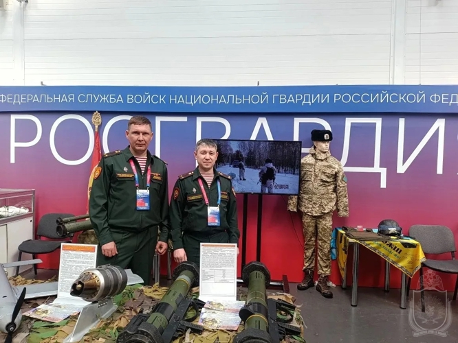 Офицеры военного института приняли участие во  Всероссийском форуме-выставке