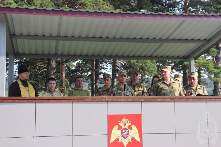 В военном институте первокурсники встретили начало нового учебного года
