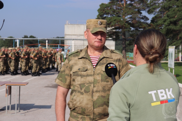 В военном институте первокурсники встретили начало нового учебного года