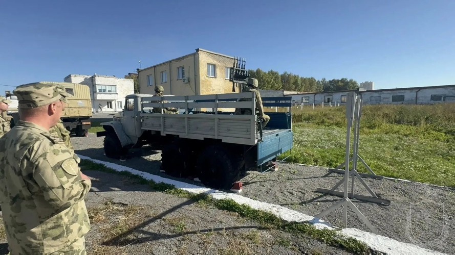 В военном институте проведено занятие по защите важных государственных объектов от БПЛА 