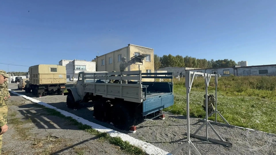 В военном институте проведено занятие по защите важных государственных объектов от БПЛА 